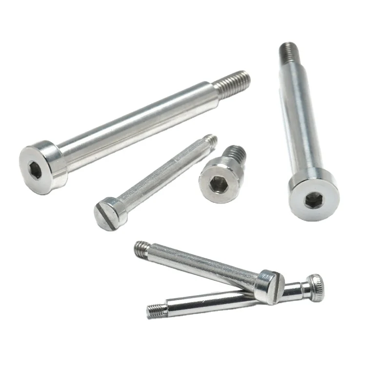 Stainless Steel SS 304 316 M6 M8 M10 Socket Flat Cheese Knurling Head Shouldered Bolts