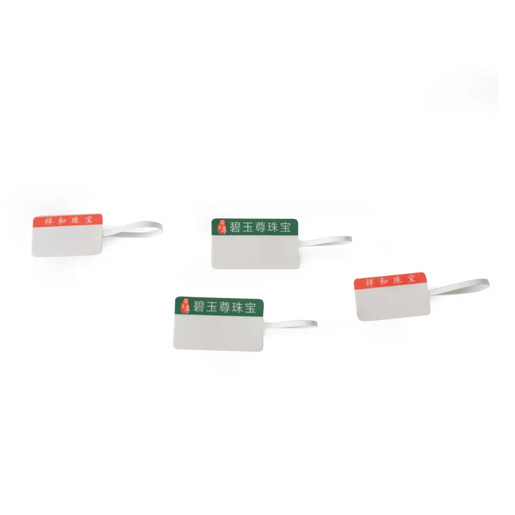 Customized Sticker Paper Tag On The Jewellery Tag For Jewelry Labels Sticker Price Tags