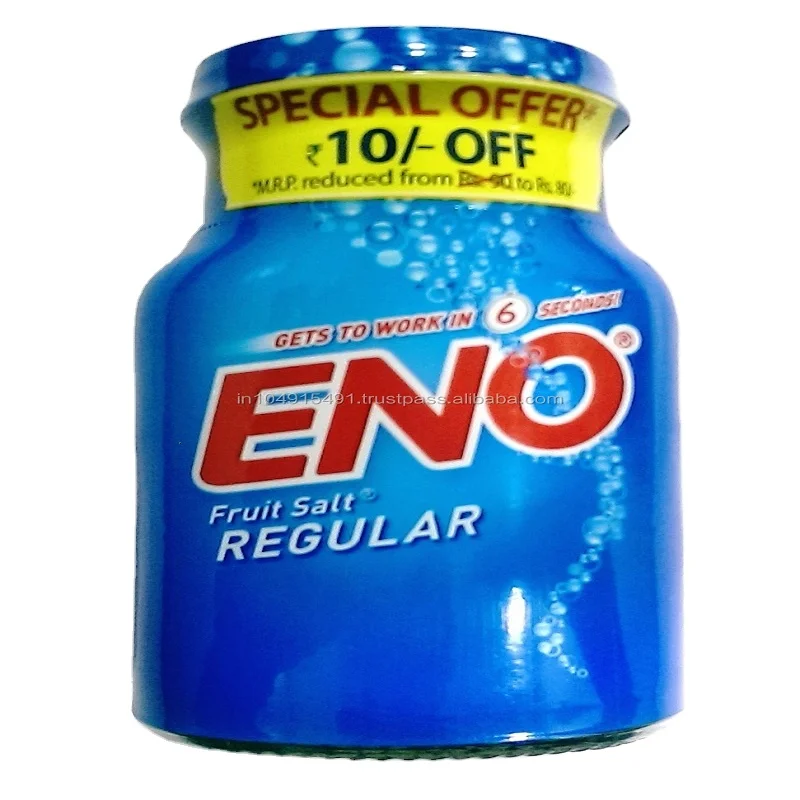 Indian Manufacturing of Eno Fruit Salt Regular  Gets To Work In 6 Seconds at very affordable rate