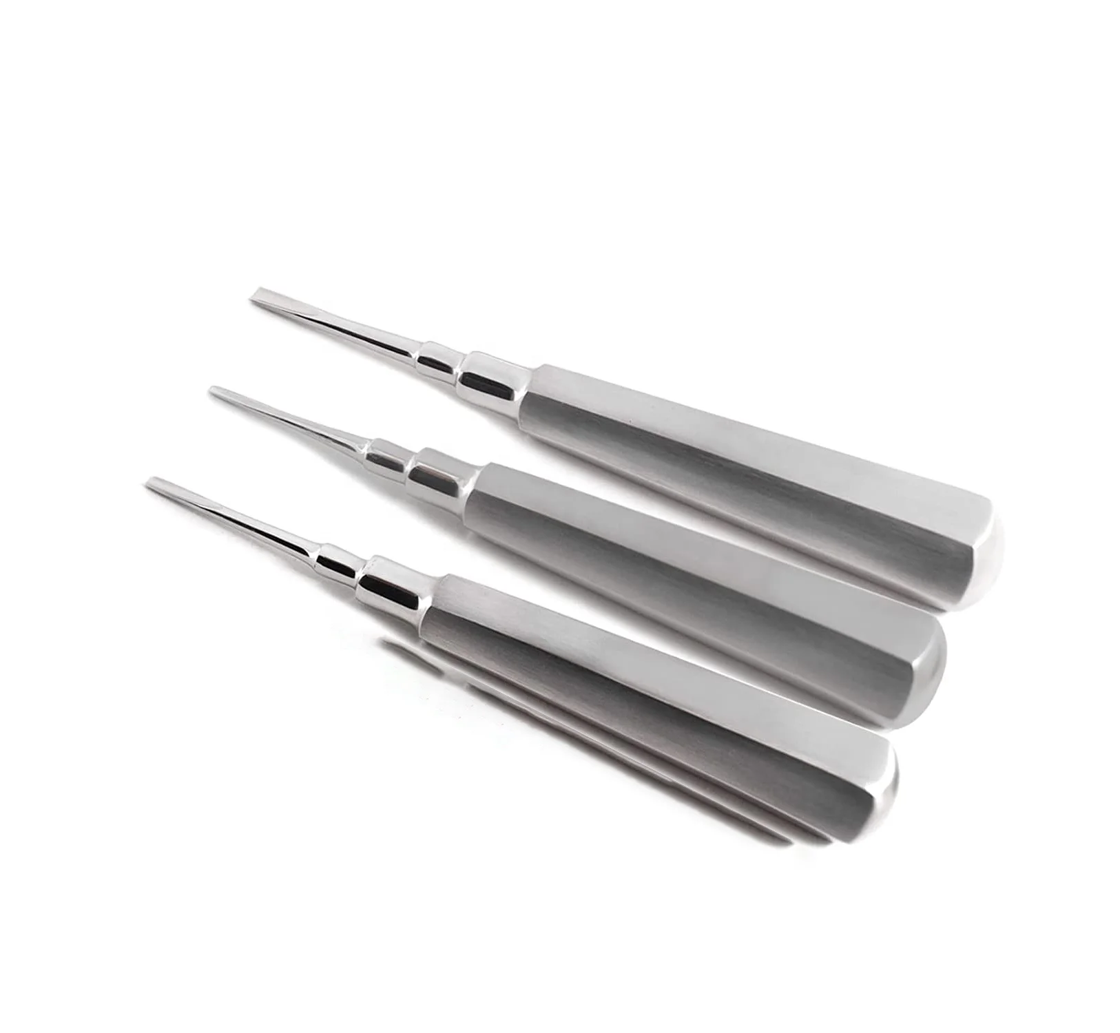 Dental Surgical Oral Sugery Tooth Elevators Roots Extracting Coupland Set of 3 With High Quality Stainless Steel