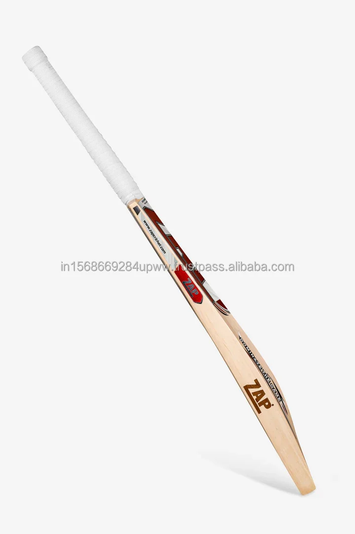 Spring Cane Rounded Handle ZAP Besto Kashmir Willow Bat for Durable Batting and Cricketing Experiences at Best Prices- Size 3