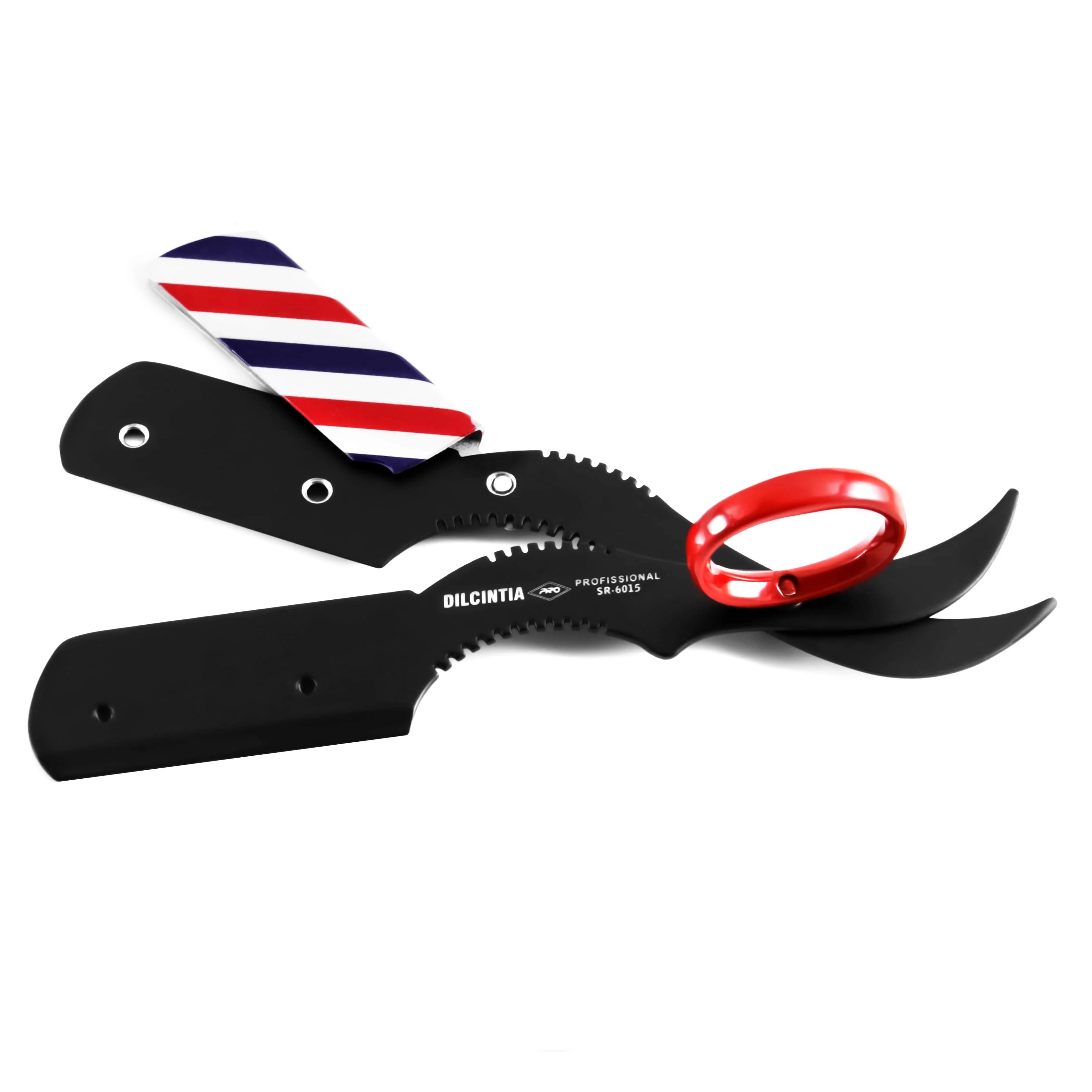 Professional Stainless Steel Moveable Thumb Barber Razor Barber Pool Finish with Customized Logo and Packing