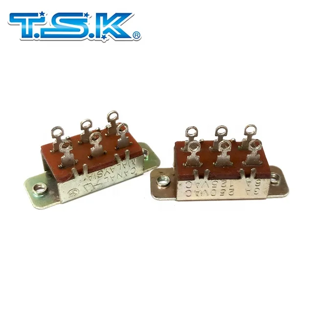 SL13B-022AMB0 6 Pin voltage slide switch 250V 3A / 125V 6A