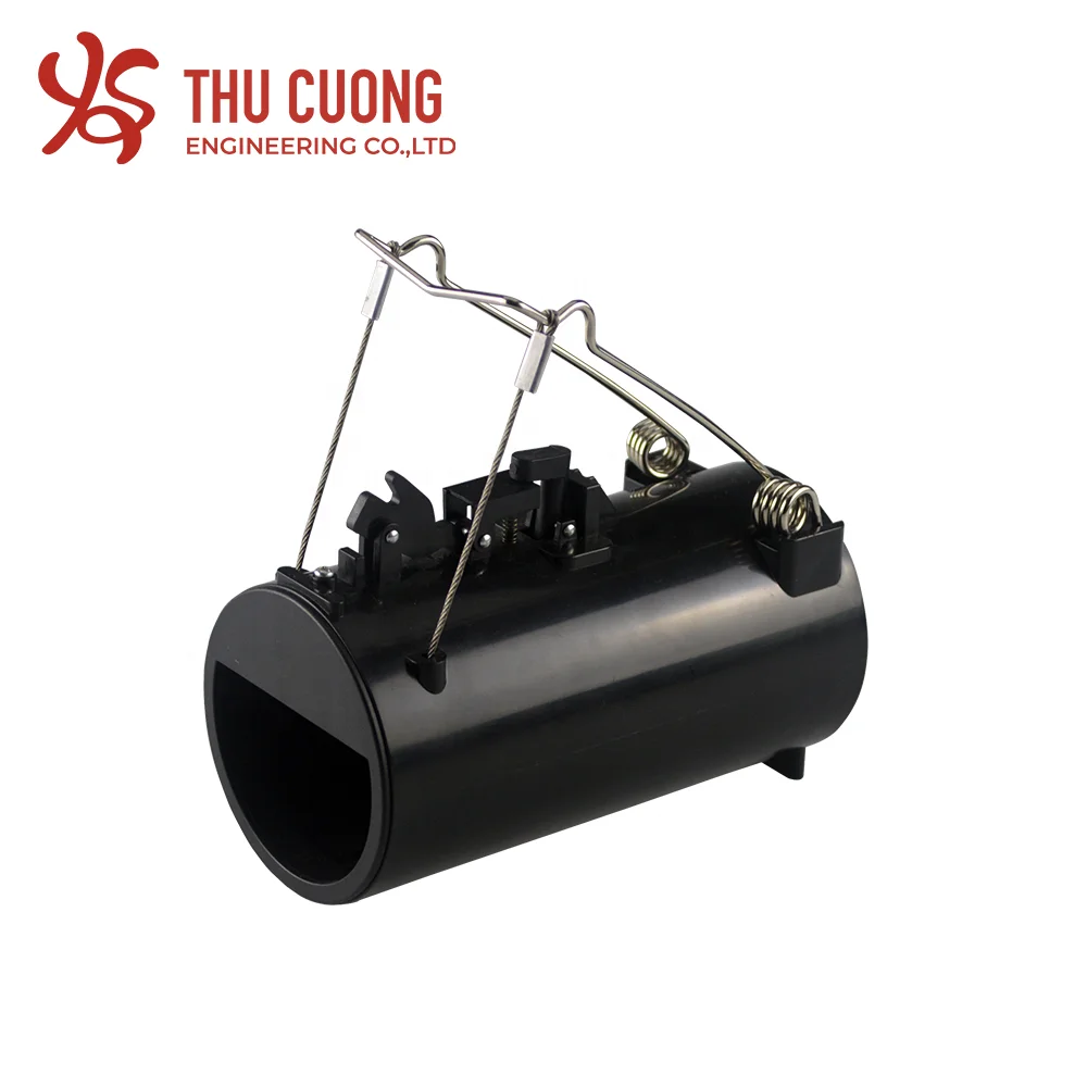 Easy Set Black Hole Mole Trap Quick Kill Rats Easy Set Pest Control Black Plastic With Metal High Sensitive Gopher Trapping