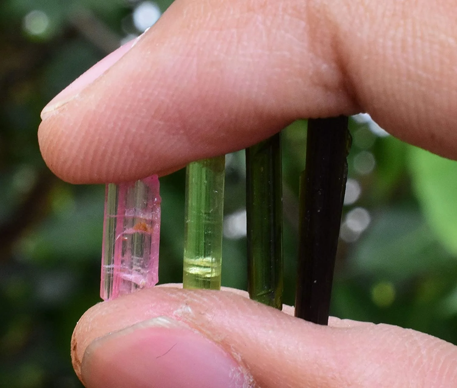 Multi Tourmaline Raw Rough Stone Natural Healing Crystal Stone Reiki Chakra Balancing