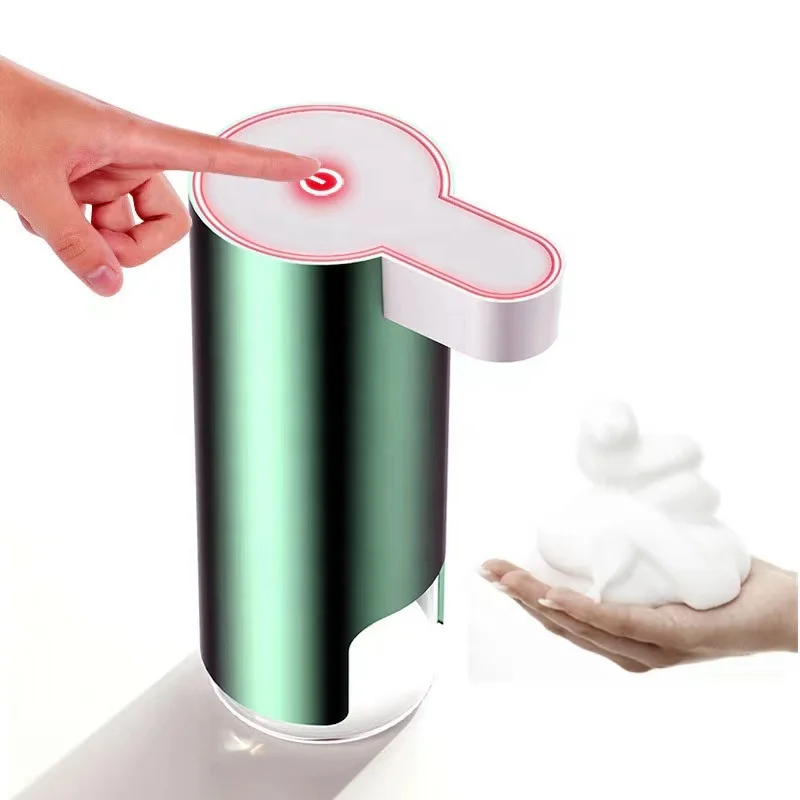 P5 Rechargeable Aluminum Foam Auto Soap Dispenser 330ML Automatic Foaming Sensor Liquid Dispenser Hand Wash Machine 2 Gears IPX6