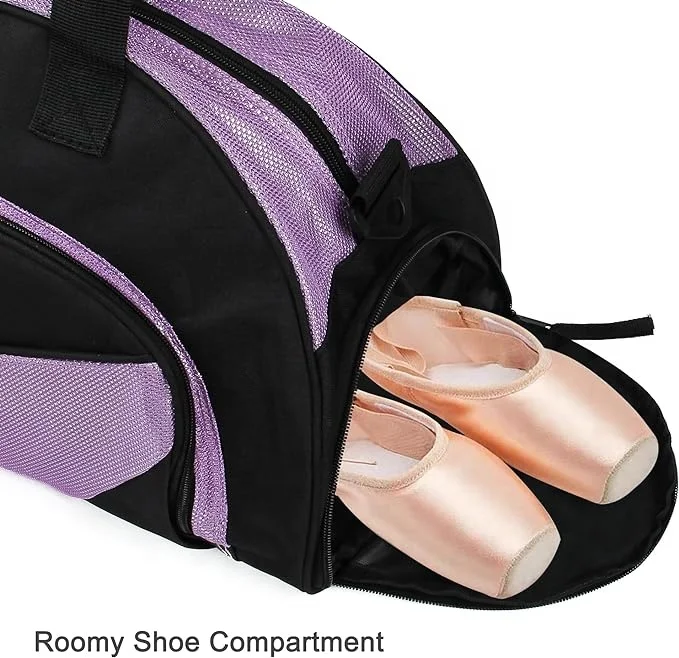 Customised High Quality Light Weight Travel Weekender Duffel Collapsible duffle dancing tote hand bags Waterproof Gym Dance bag