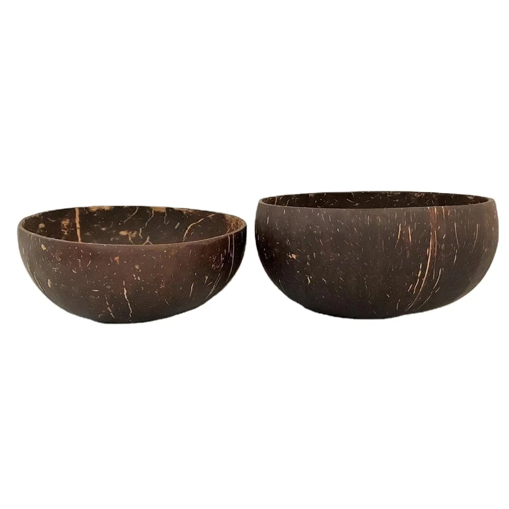 High Quality Polished Natural Coconut Shell Bowl Eco-Friendly and Long-Lasting for Home Decoration Organic Material