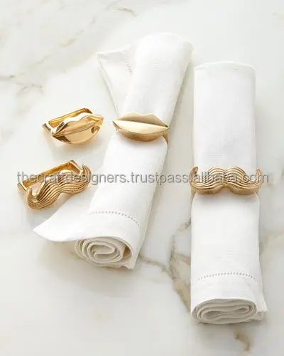 Premium Quality Casted Big Tail Monkey Napkin Rings Decorative Multifunctional Tissue Paper Holder Hot Selling Napkin Ring Sales