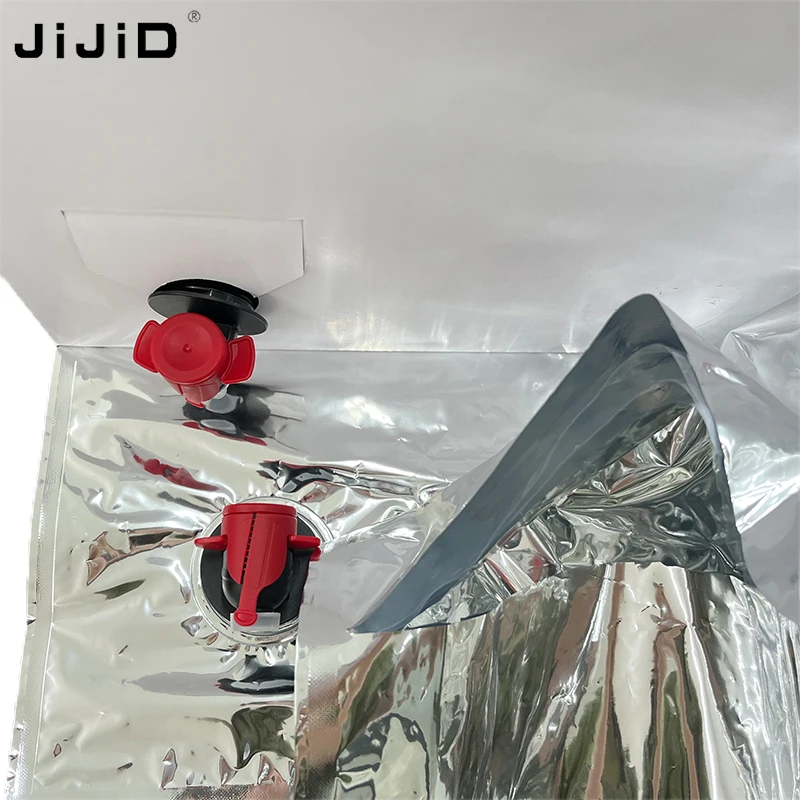 JiJiD Customized 5 L 10l 20 L Drink Package Coffee Water Juice Aluminum Bag In Box With Dispenser