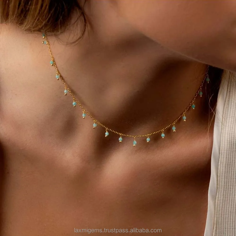 925 Sterling Silver Freshwater Pearl Necklace Chic Pearl Choker with Diamond Main Stone Elegant Gemstone Chains in Gold Silver