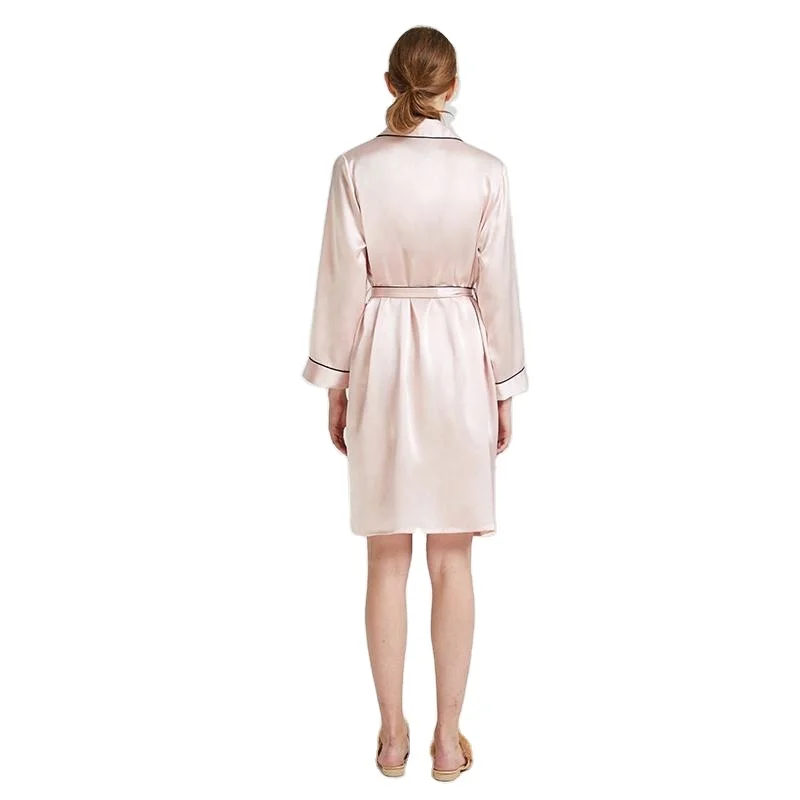 Women Satin Sleepwear Women High Quality Women 3pcs Satin Pajamas Set Night Wear Bathrobes Lace Sleepwear Robe Sets For Ladies