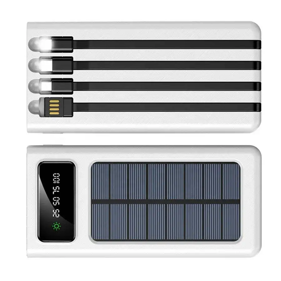 Высокое качество хорошая продажа высокая емкость Powerbank 10000 мАч 20000 30000 Быстрая зарядка солнечной энергии