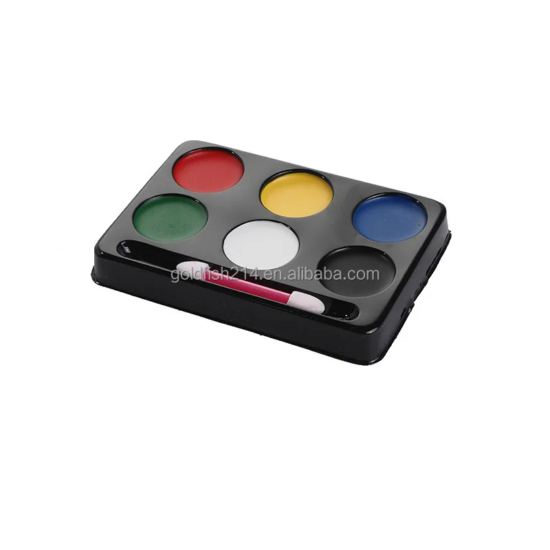 Professional Halloween Face Paint Kit Custom Packing Oil-Based Body Paint Palette Makeup Accessory for Kids Parties