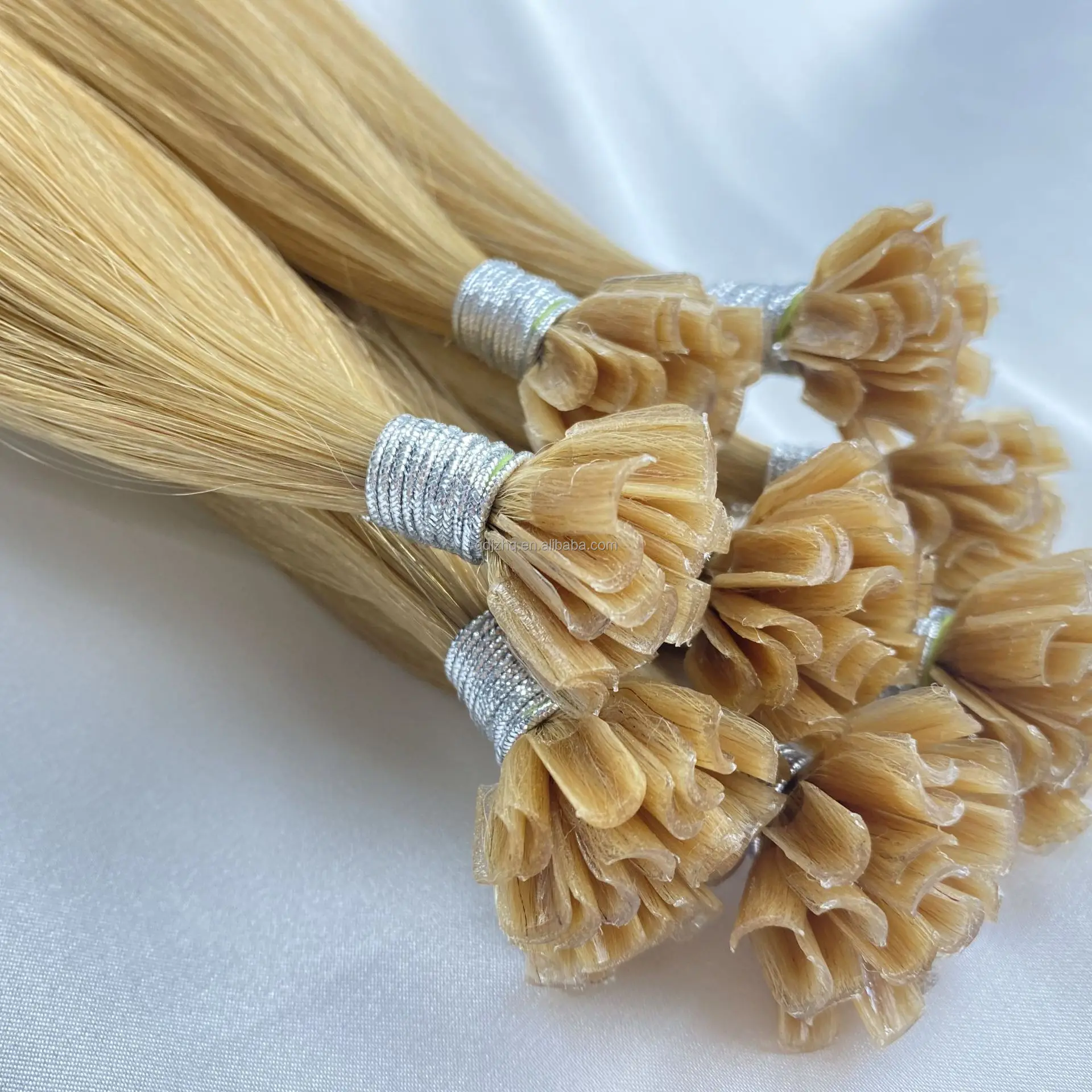 Самые продаваемые волосы для кутикулы Remy с двойным натянутым U-образным кончиком/плоскими кончиками/I-образными необработанными 100% человеческими волосами для наращивания