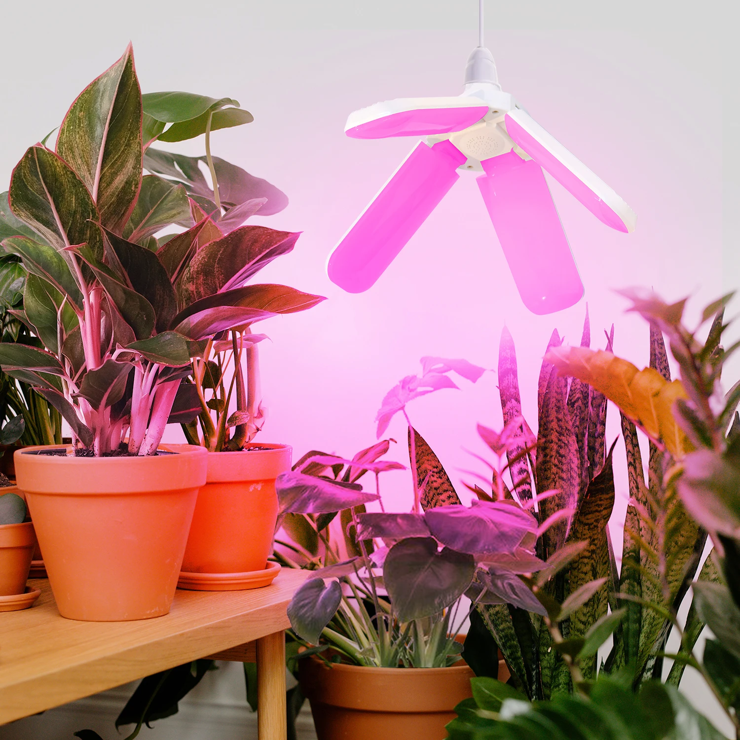 LED Grow Bulb foldable Sunlike Grow Lights high power grow lights for herbs Plant Light Bulb grow bulb Wide Illumination Area