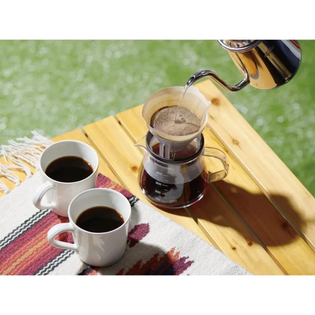 Dishwasher-safe, Microwave-safe Tritan Coffee Server Polypropylene Dripper Set Coffee Server STRON 400 Compact Dripper Set