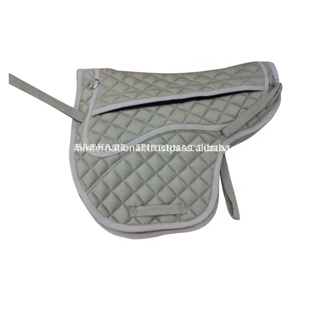 Cotton Saddle Pad With Trim.