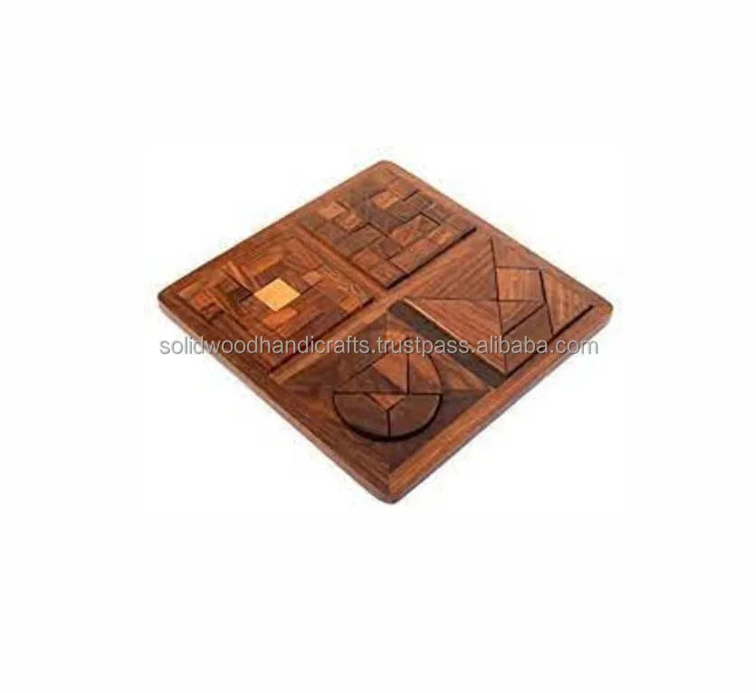 Top Selling Wooden Toys/Games Wooden Brain 1 puzzle game for kids wood puzzle Indoor Outdoor Games Low Price