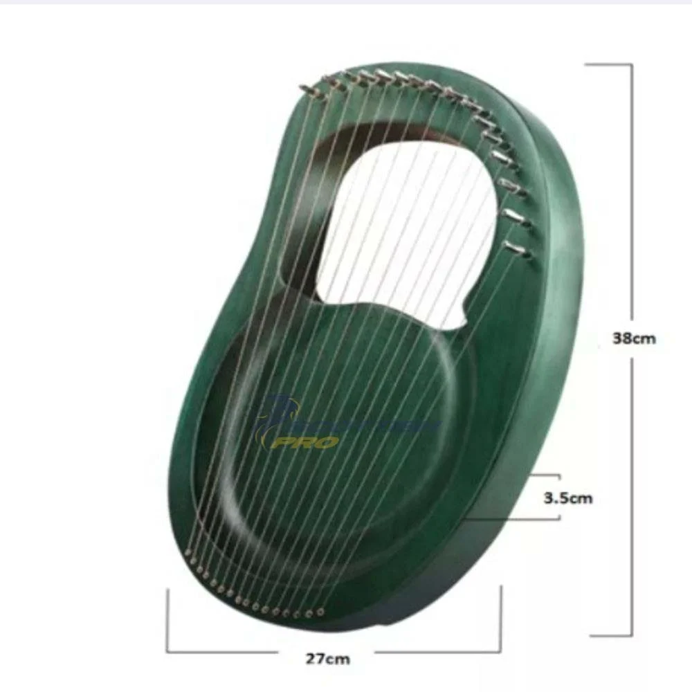Lyre Harp 16 струн Harp Heptachord твердая древесина красное дерево Lyre Harp с настройкой гаечный ключ для музыкальных любителей детей и взрослых