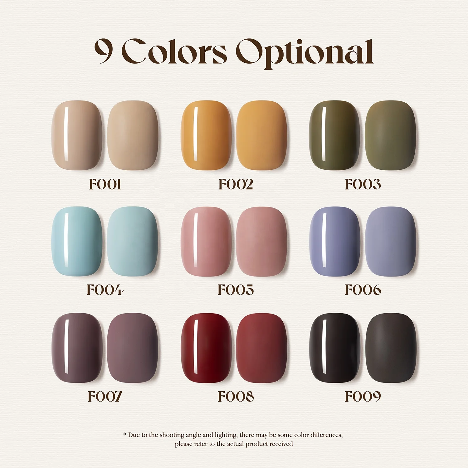 GULAURI 9 Colors Jelly Gel Polish Set UV Gel Nail Polish High Pigment Customized Gel Nail Polish