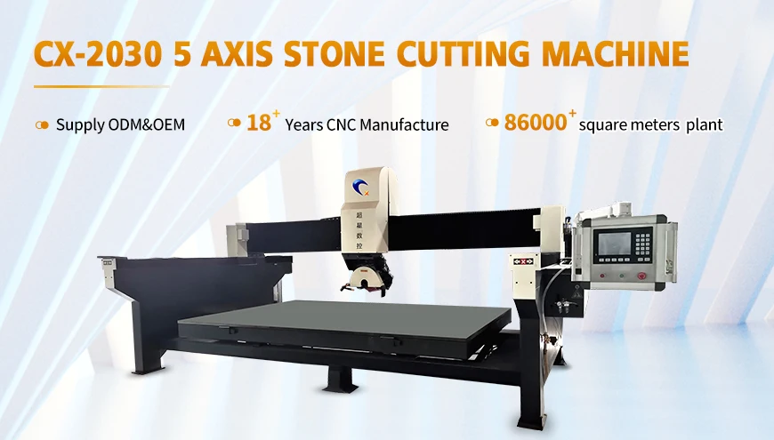 Superstar 5 axis stone stock bridge cutting machine for router granite cutting machine