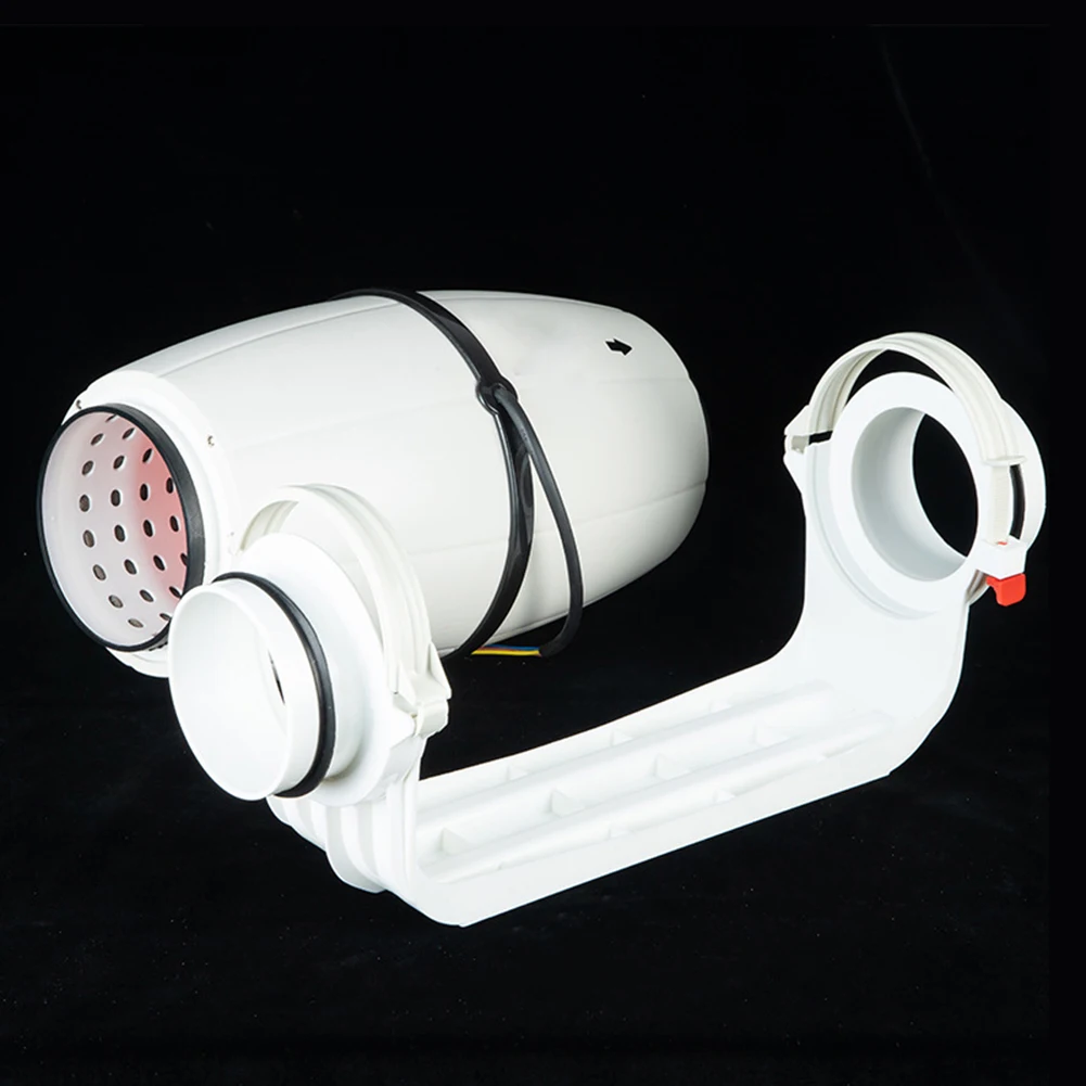 Pipe Silent Duct Fan China Factory Direct Sell 220-240V 50hz 2 Poles Centrifugal Fan AC 220V OEM,ODM Plastic QINLANG White