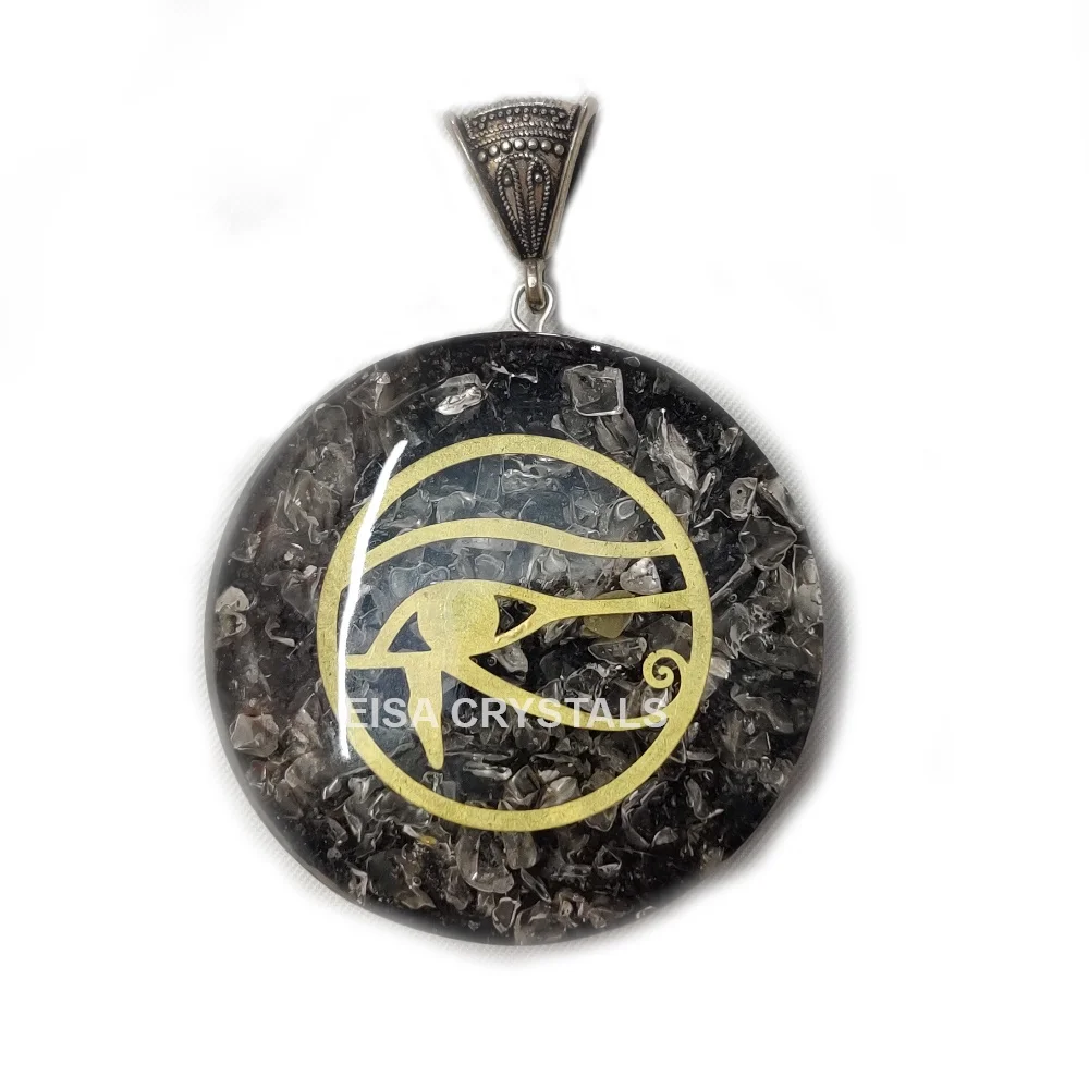 Sri Yantra Orgonite Pendant Copper Orgone Pendant Gemstone Crystal Orgone Pendant Buy Online Eisa Crystals