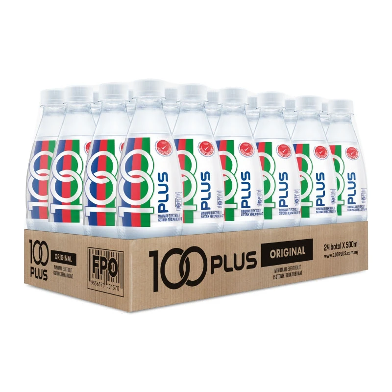 Energy Drinks Beverage Singapore 100Plus Isotonic Drink 500ml Carbohydrates Electrolytes to help restore what the body loses