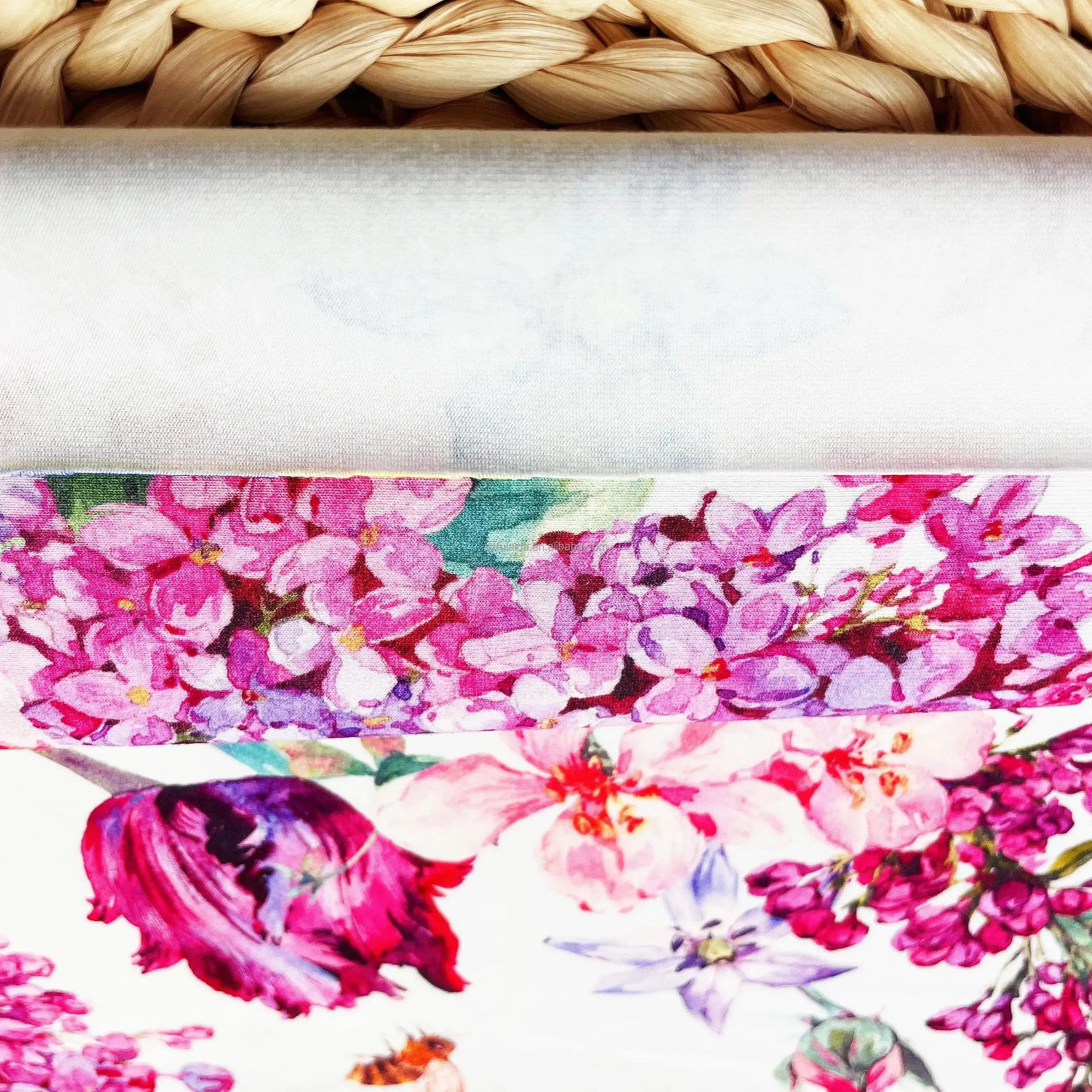 Wholesale 4 Way Stretch Custom Digital Christmas Print Knit 95 Cotton 5 Spandex Lycra Fabric For Women Baby Clothing