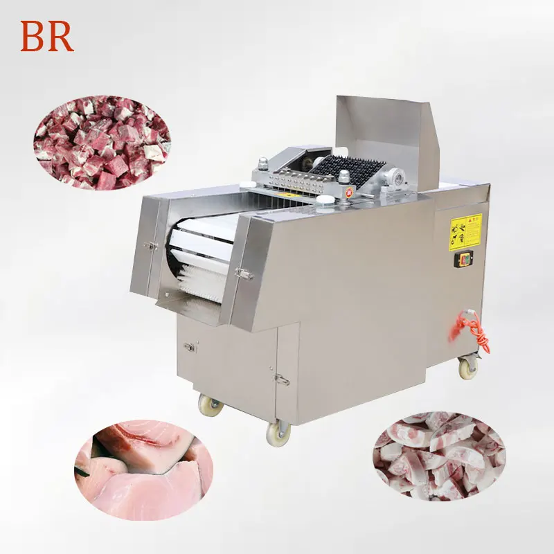 Manufacturers sale frozen pork meat dicer machine chicken fish meat bone cutting machine sausage slicing machine