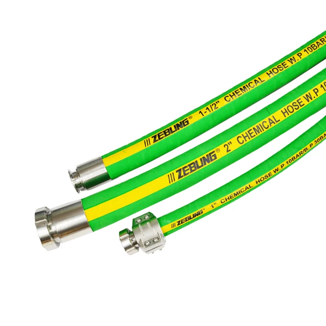 Flexible EPDM rubber acid chemical resistance hose