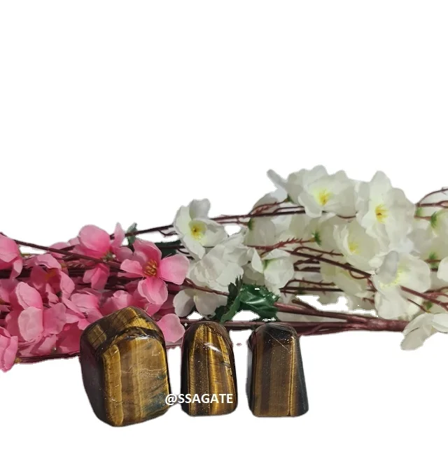 Best Quality Natural Tiger Eye Free Form Shape Wholesale palm Stone Good Quality Free Form Shape Buy online From s s agate