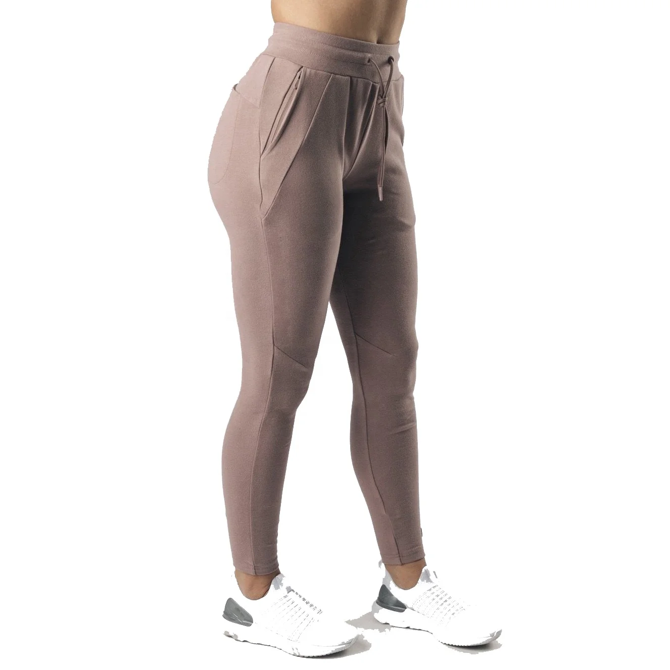 Custom Ladies Sportswear Women Pants Fitness Joggers with Pocket Casual Capri Joggers For Women Sweatpants