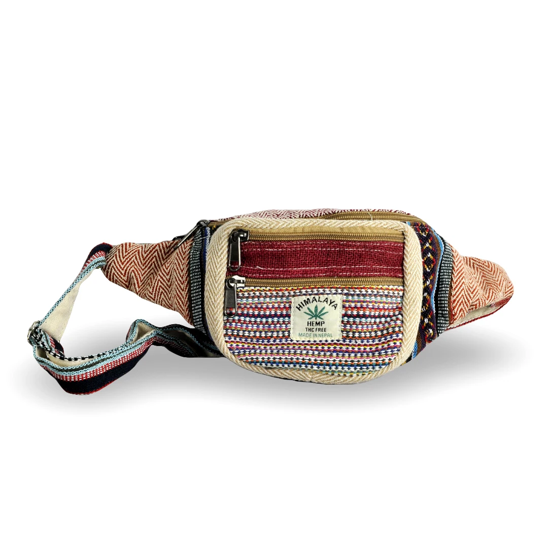 Стильный мужской рюкзак из гималайского хлопка с 4 карманами