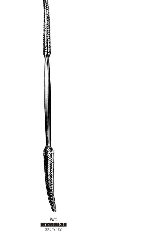 Putti Bone Rasp Double Ended 12" High Quality Stainless Steel Orthopedic Bone Rasp Surgical Instruments