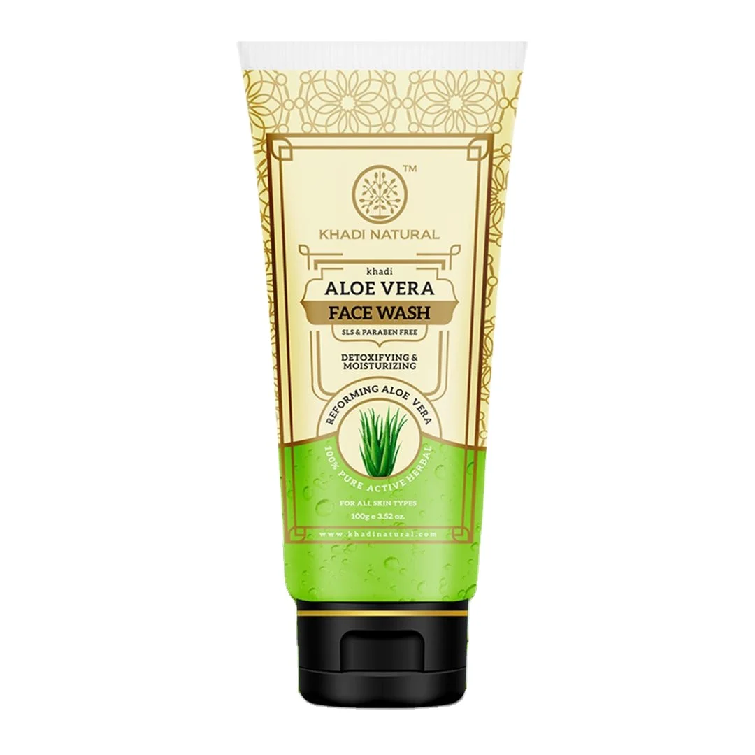 Khadi Natural Aloe Vera Face Wash Sls & Paraben Free
