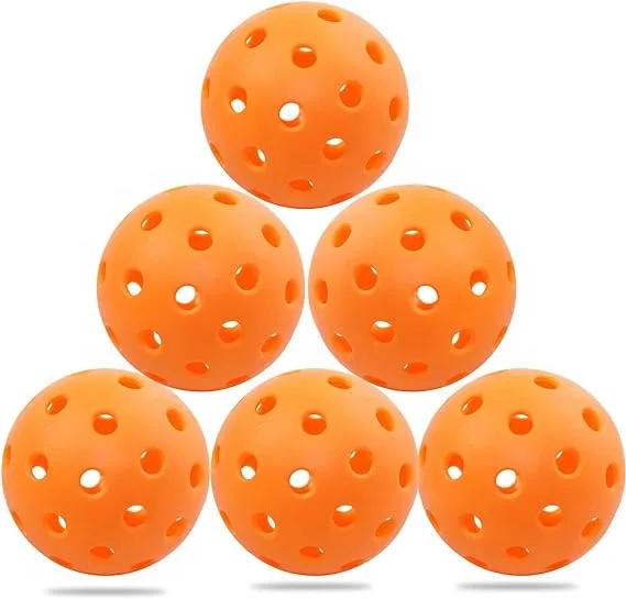 Cheap Customised Top Quality 40/26 holes Indoor Outdoor String ball PE Pickleball Plastic paddle injection moulded Pickle balls