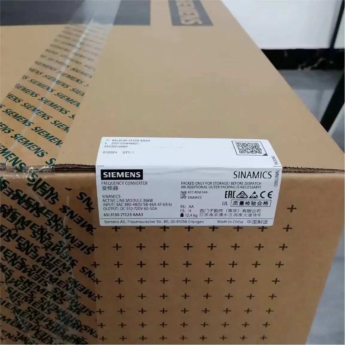 Оригинальный CNC SIEMEN PLC модуль активного питания 6SL3130-7TE23-6AA3