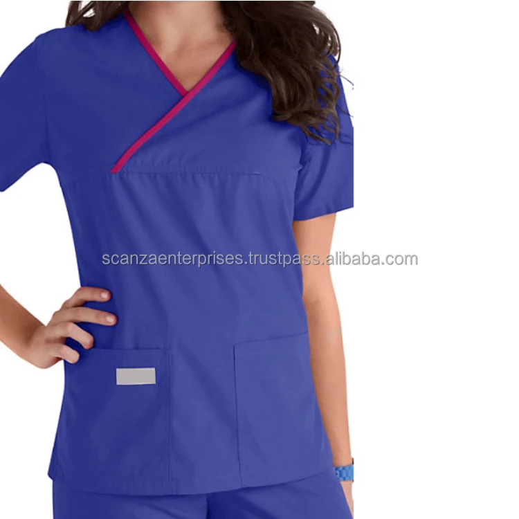Colors Designs Stretch Nursing Uniform Hospital Uniforms Clothing Stylish Silicon Stylish Medical Scrubs Fashion Silk Women Men
