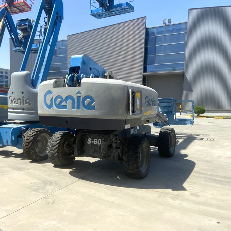Genie Used Awp Lift Model S60 Self Propelled 20.5m Diesel Boom Lift, 2WD or 4WD  For Sale