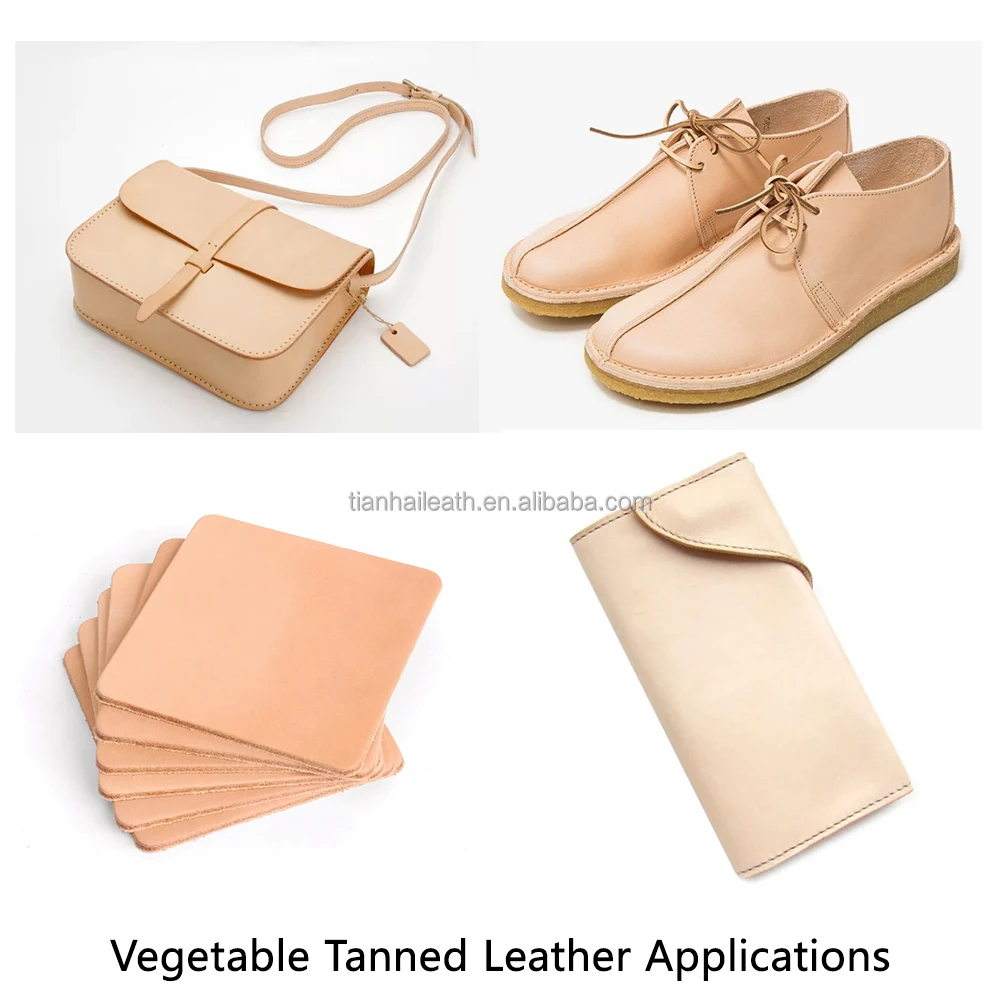 Natural beauty and excellent hand feeling cowhide veg tan leather natural leather for Furniture Clothing Shoes Bags