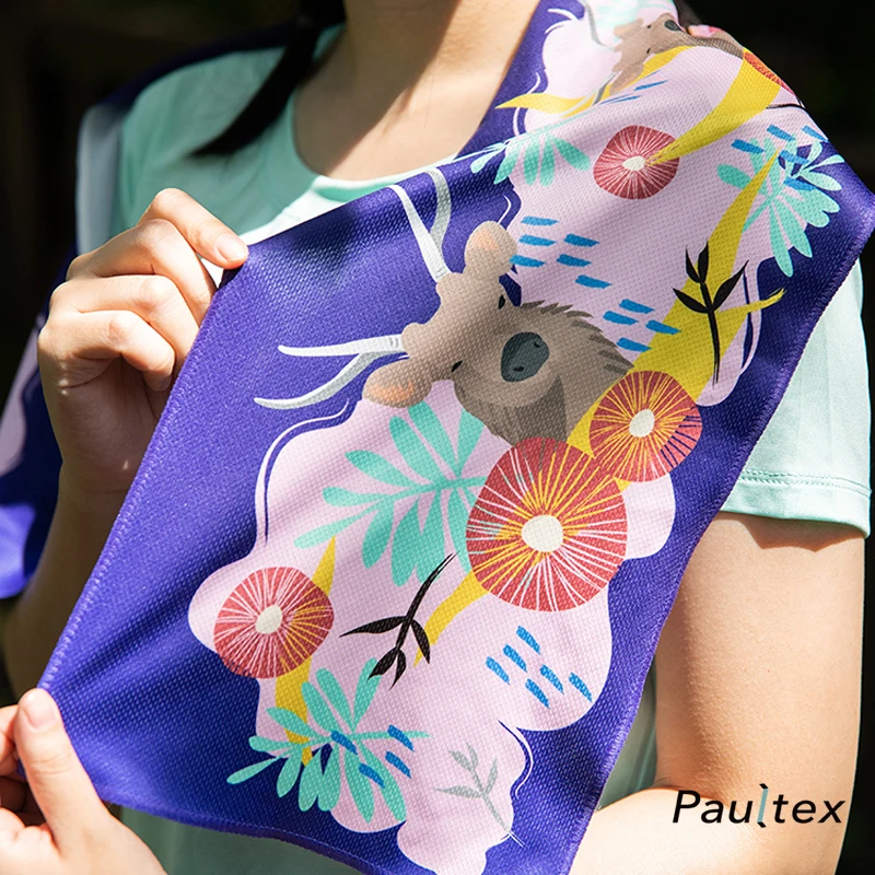 pva quick dry cooling towels with logo wholesale