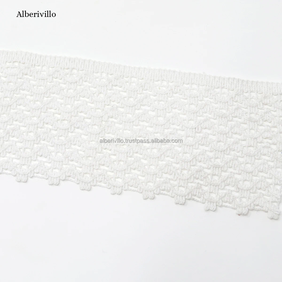 Indian Textile Handmade Lace Mesh Flower Embroidered Lace Fabric Silk Home Sewing Crafts