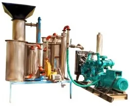 highly productivity biomass gasifier of 100 kw capacity.downdraft stand alone model semi automatic smartly operated new features