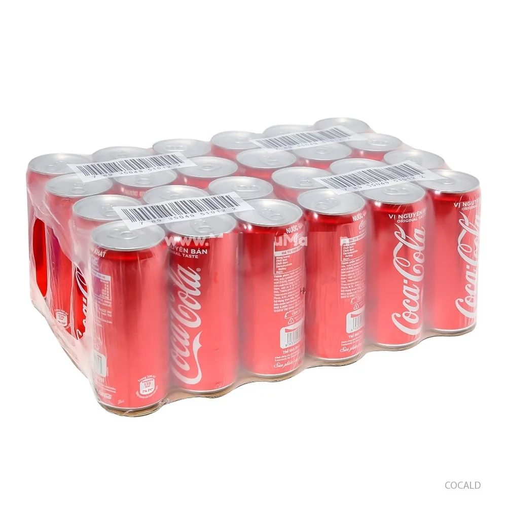 CocaCola soft drink can 330ml x 24