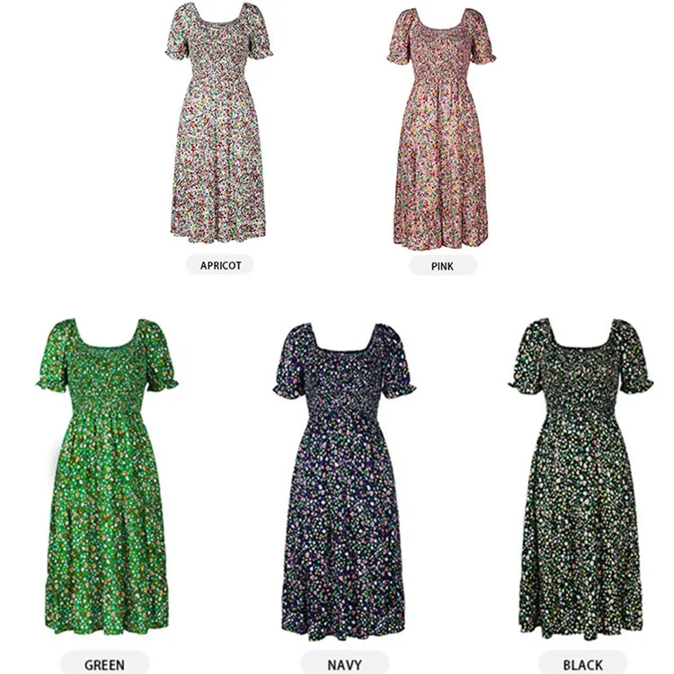 Vietnam Dress Korea Maxi Vestidos Boho Floral Bohemios De Playa Chiffon Cheap Woman Encanto Tunic Silk Luxury Beach Dresses