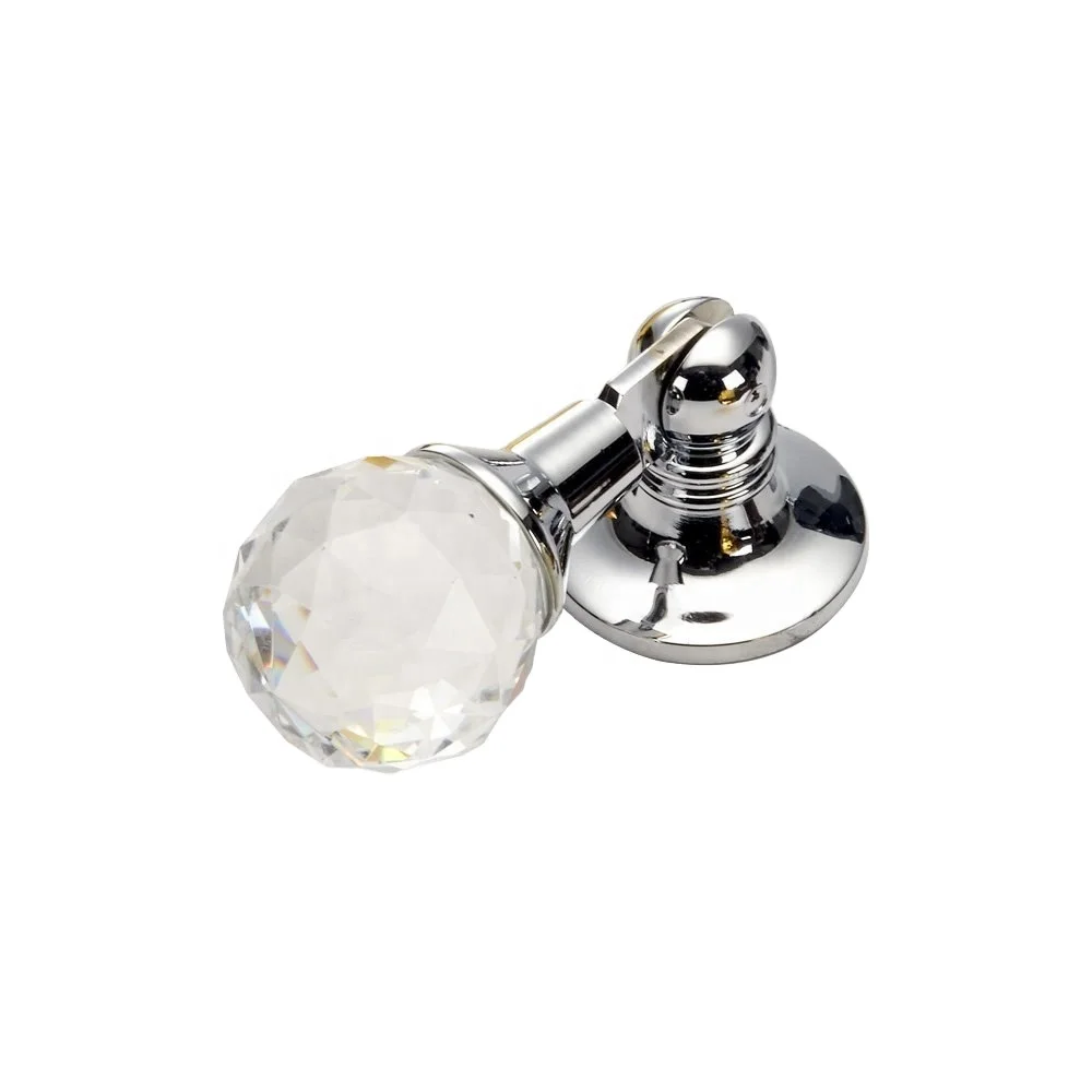 Crystal drop down handle for cabinet