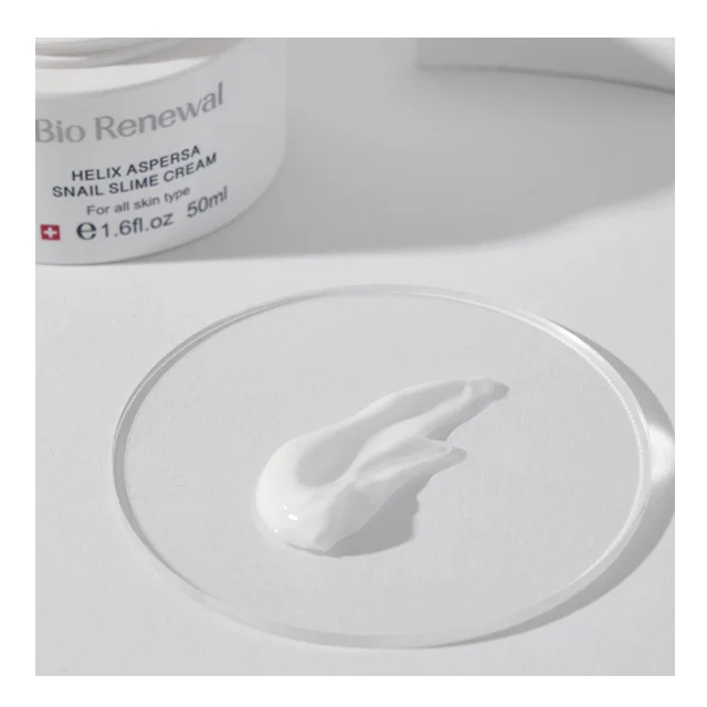 Popular Helix Aspersa Snail Slime Cream 50ML Moisturizing Face Cream For Damaged Skin After Laser with Shea Butter