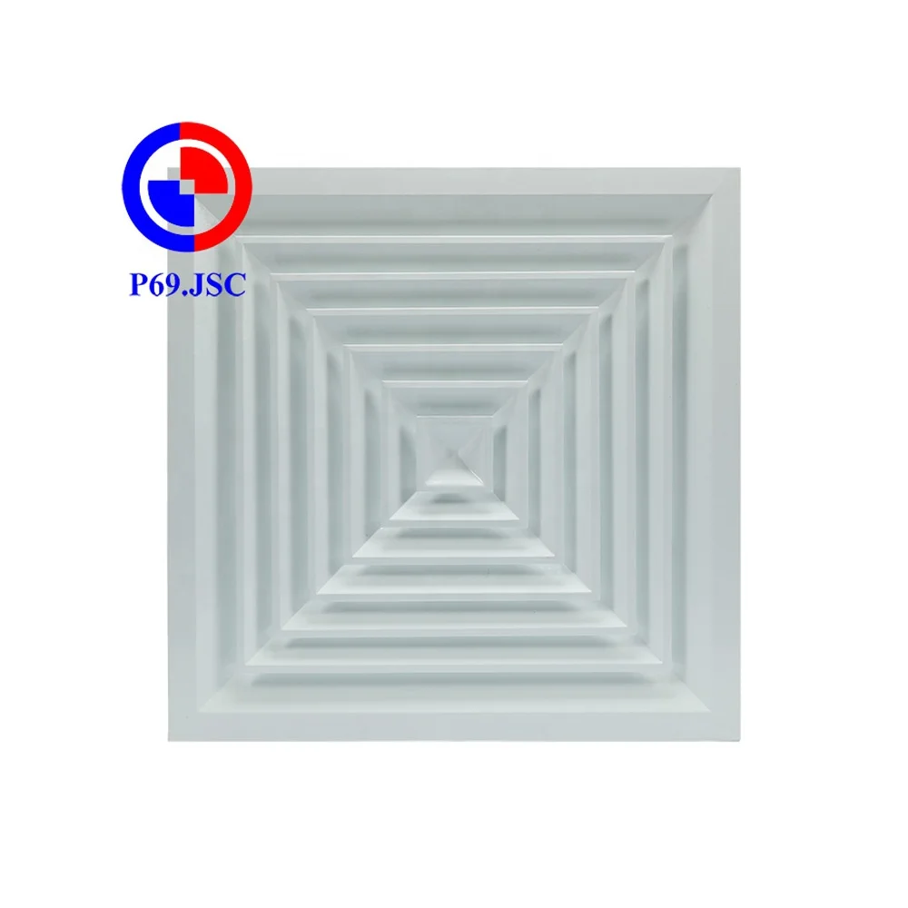 Best Price Providing Fresh Air For Health Excellent Material For Wholesale Air Grille Ventilation system M&E Square Air Diffuser